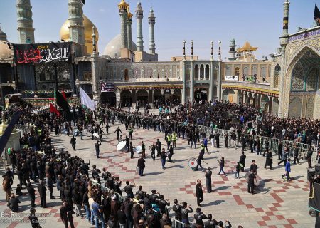 نمره قبولی مسئولین استان قم در برگزاری مراسمات محرم  خدا قوت
