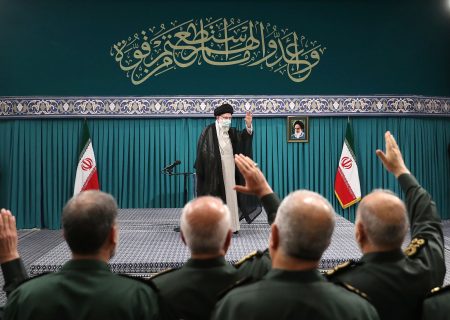 رهبر معظم انقلاب دردیدار با شرکت‌کنند گان در بیست‌وچهارمین مجمع عالی فرماندهان سپاه