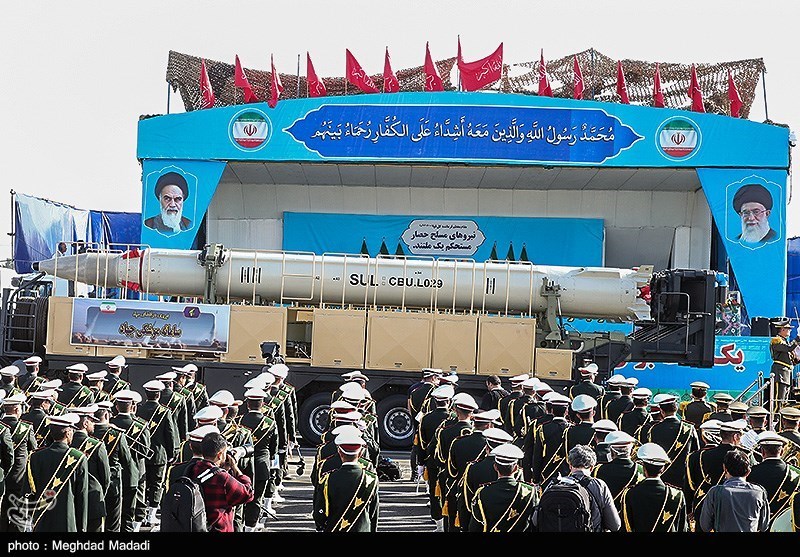 ۲۱ موشک بالستیک در رژه تهران/ رونمایی از موشک جدید «جهاد»