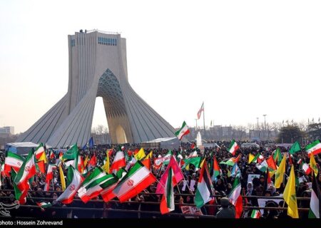 حضور مردم تهران در راهپیمایی ۲۲ بهمن و نمایش ایرانِ مقتدر