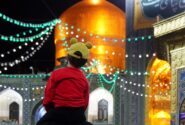 حال و هوای حرم مطهر رضوی در شب میلاد حضرت امام رضا(ع)