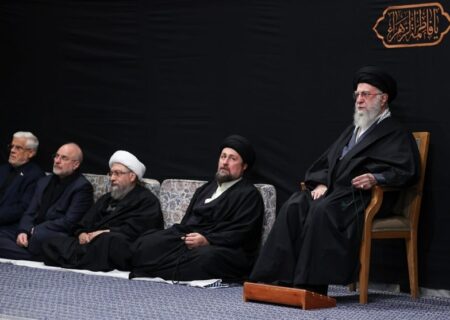 مراسم شام شهادت حضرت زهرا(س) با حضور رهبر انقلاب برگزار شد