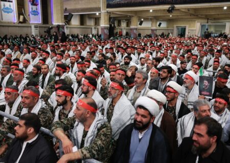 مراسم روز بسیج در حسینیه امام خمینی(ره) برگزار شد