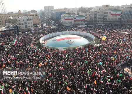 اتحاد قهرمانانه مردم تهران علیه تروریسم و اغتشاش آمریکایی – صهیونیستی