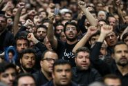 مراسم عزاداری شب عاشورای حسینی در جوار محل شهادت قائد شهید